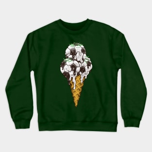 Ice Cream Soccer Balls Crewneck Sweatshirt